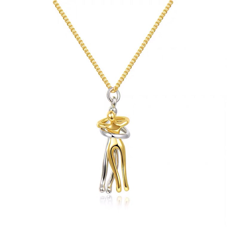Necklace Hugging lovers Design A