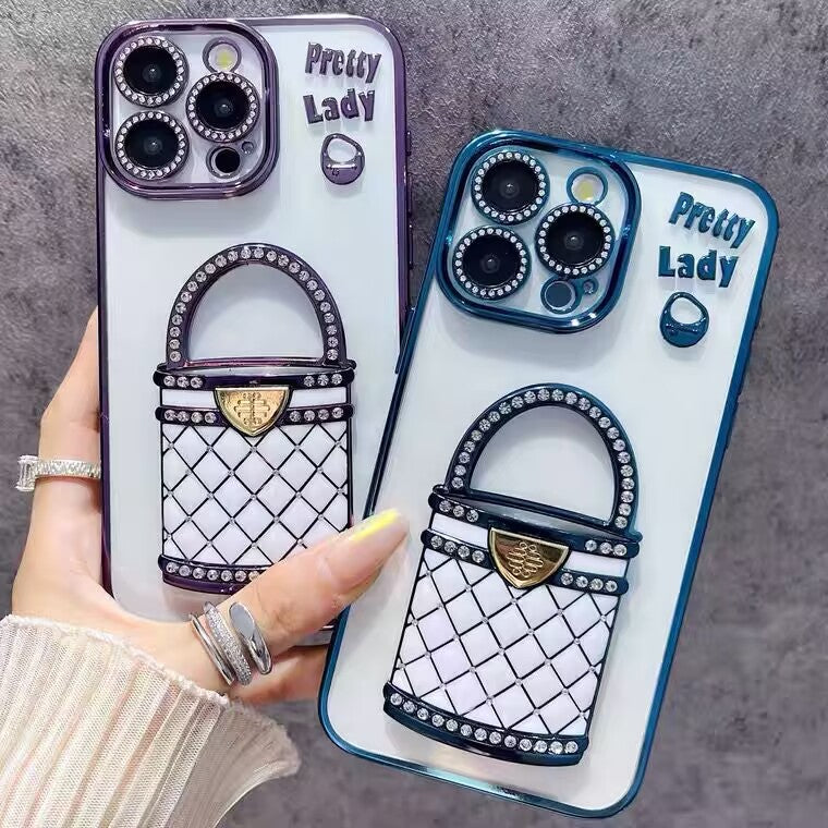 iPhone Case Bag Design A with A Mirror Stand