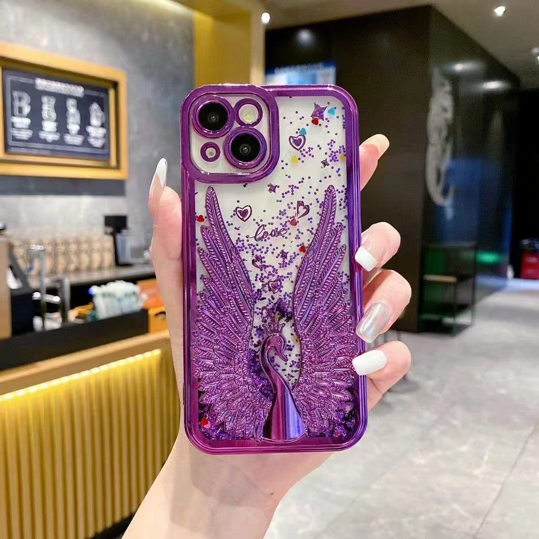 iPhone Case Quicksand Swan Design C
