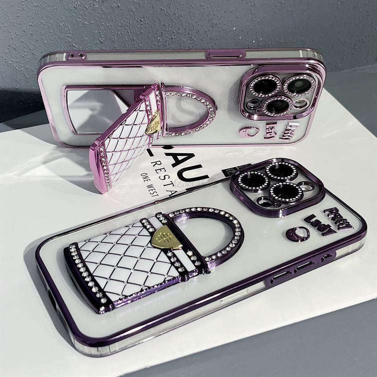iPhone Case Bag Design A with A Mirror Stand