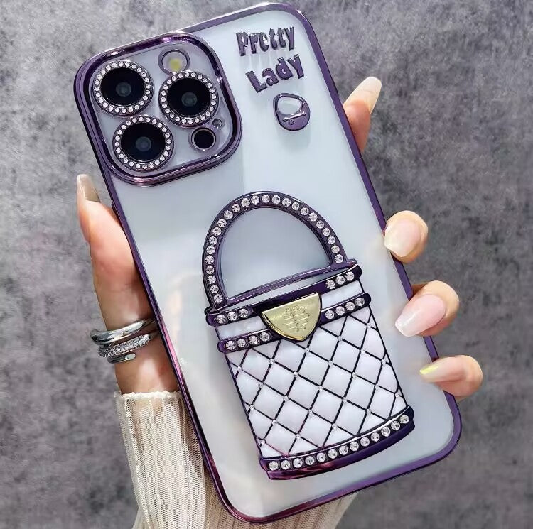 iPhone Case Bag Design A with A Mirror Stand