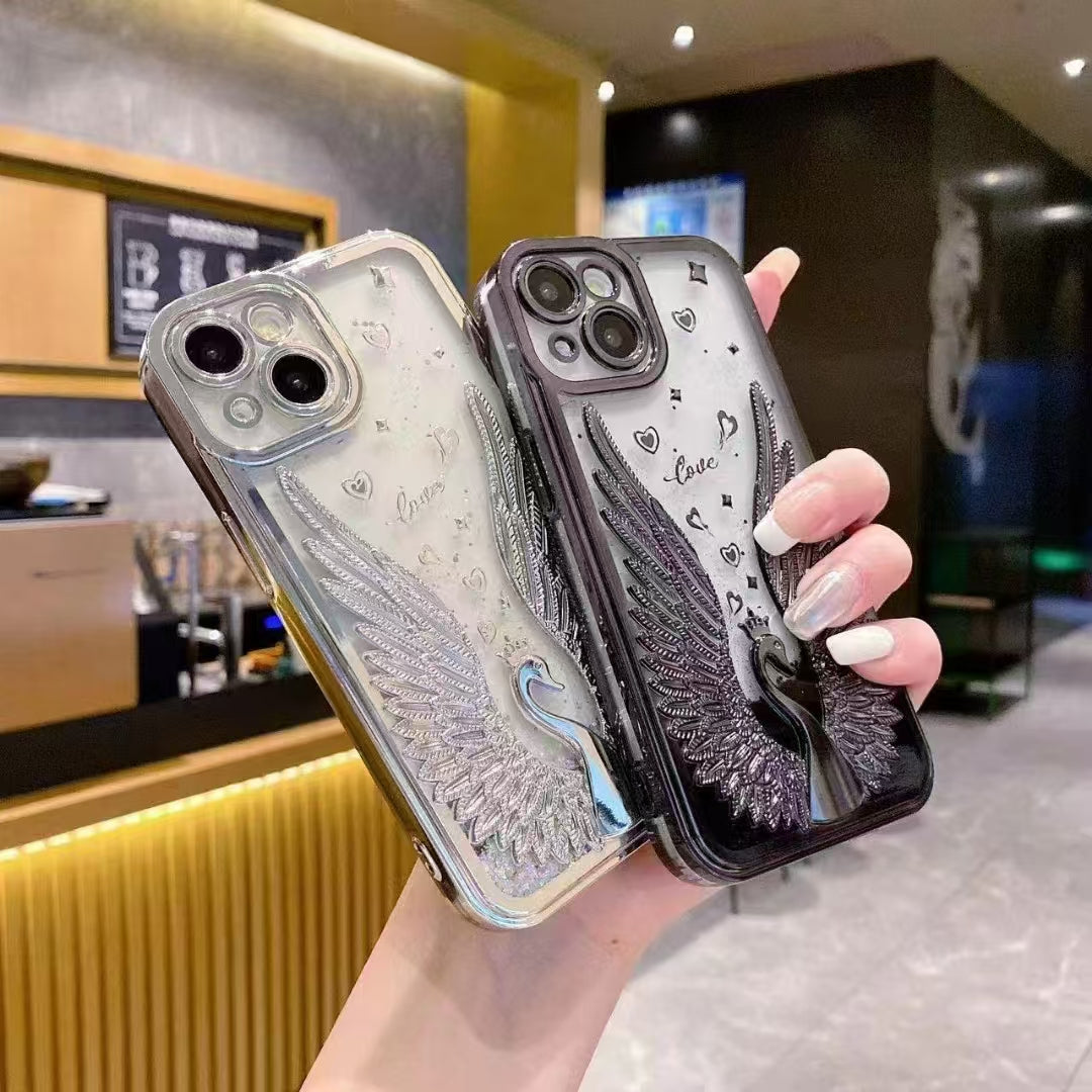 iPhone Case Quicksand Swan Design C