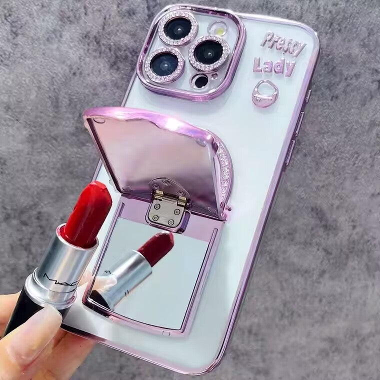 iPhone Case Bag Design A with A Mirror Stand