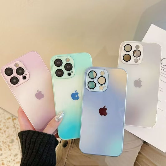 iPhone Case Gradient Color AG Glass Design