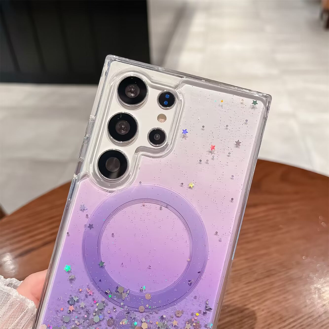 Samsung Case Clear Starry Sky Design(Colors Series A)