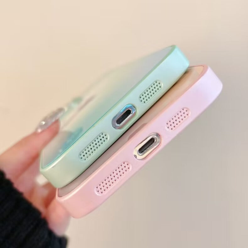 iPhone Case Gradient Color AG Glass Design