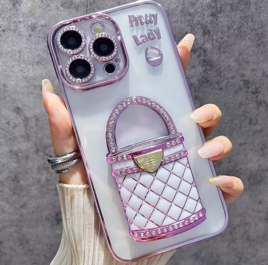 iPhone Case Bag Design A with A Mirror Stand