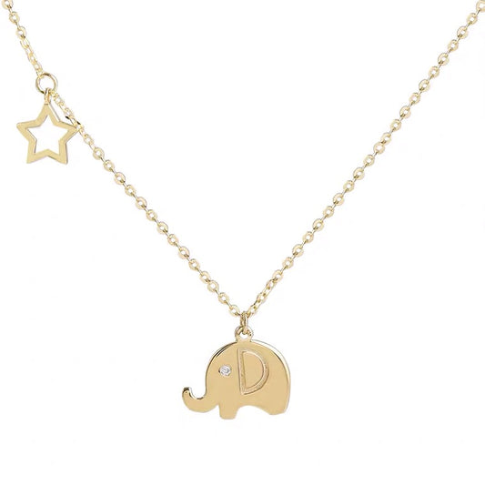 Necklace Cute Baby Elephant Design