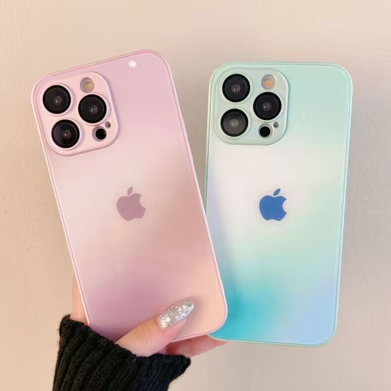 iPhone Case Gradient Color AG Glass Design