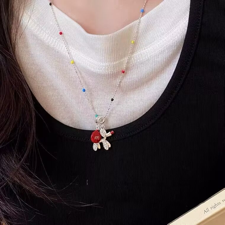 Necklace Cute Dog Design
