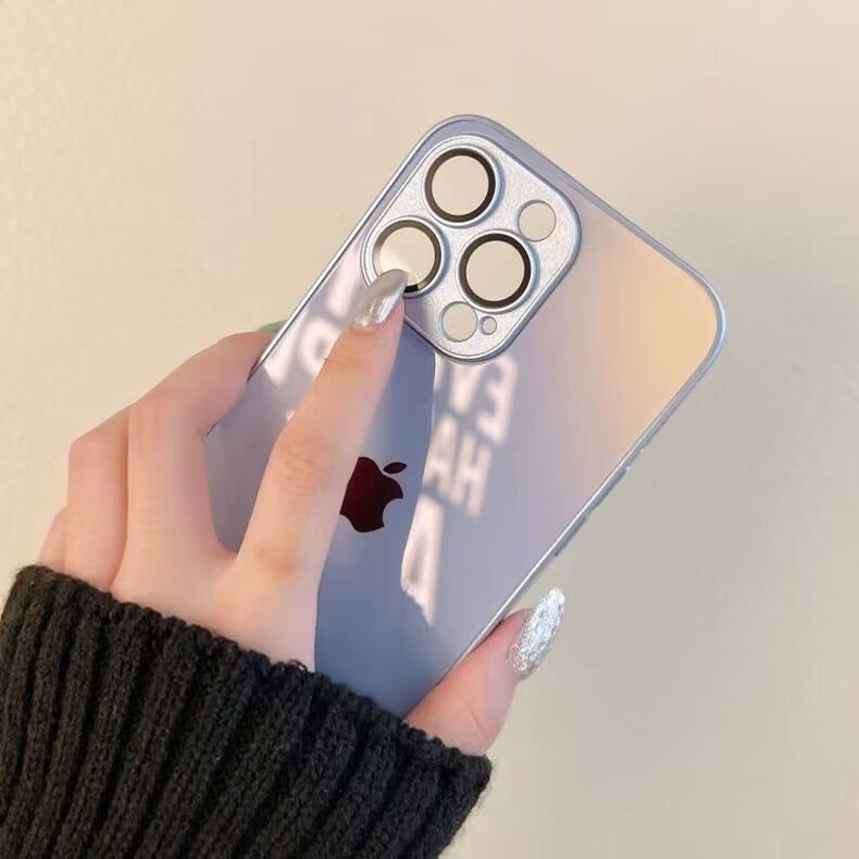 iPhone Case Gradient Color AG Glass Design