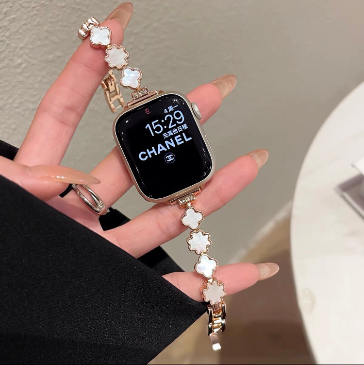 Apple Watch Band Four-leaf Clover Fritillary Design