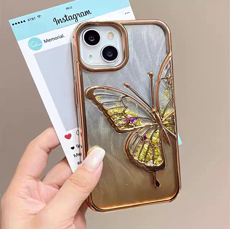 iPhone Case Quicksand Butterfly Design D