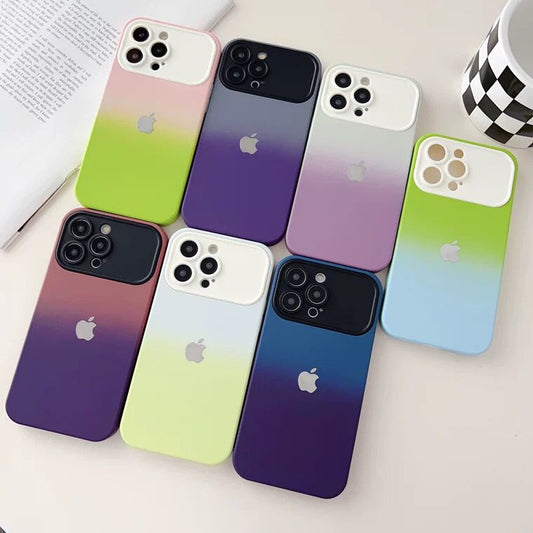 iPhone Case Gradient Color Series with Large Window(With Logo)