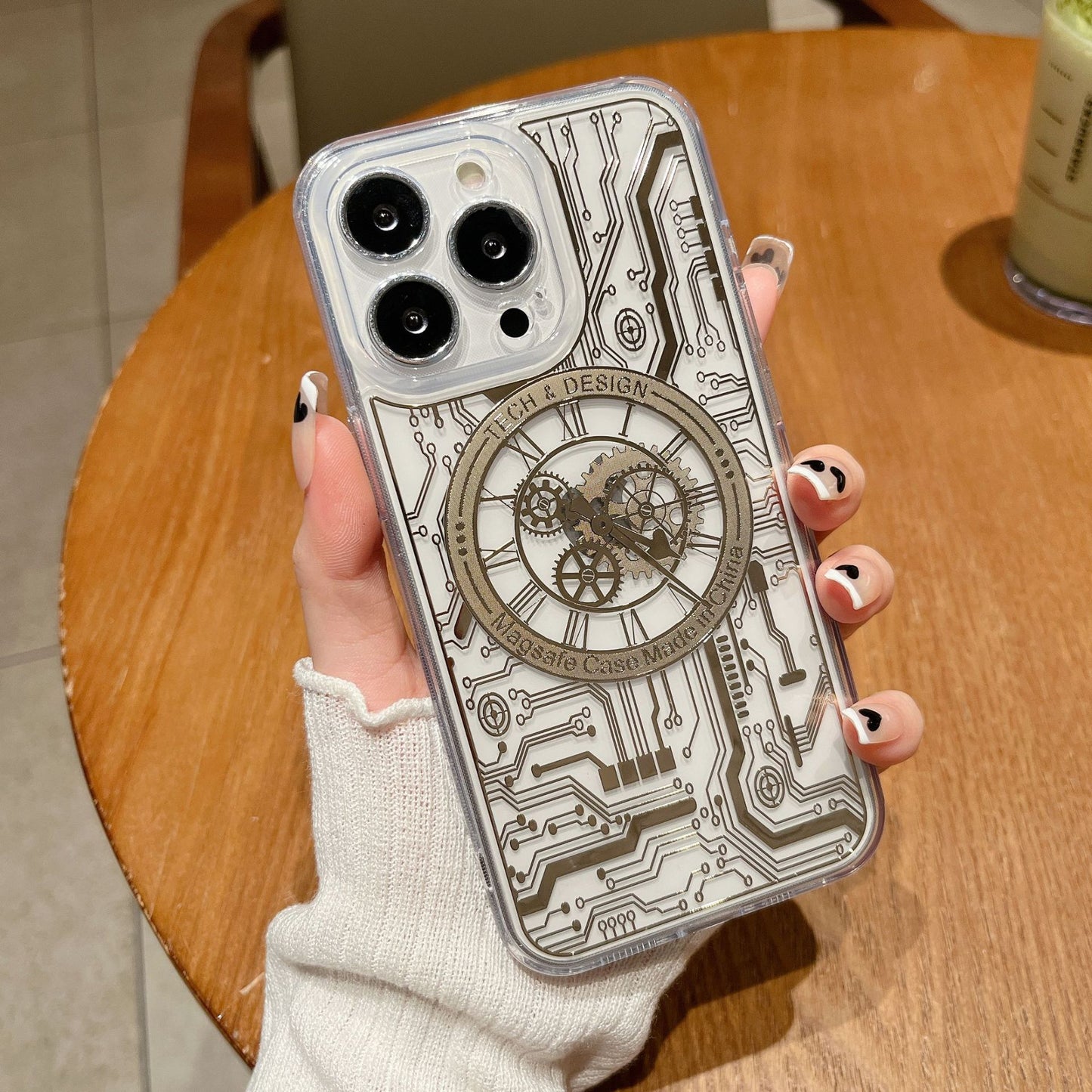 Phone Case Mechanical Watch Design