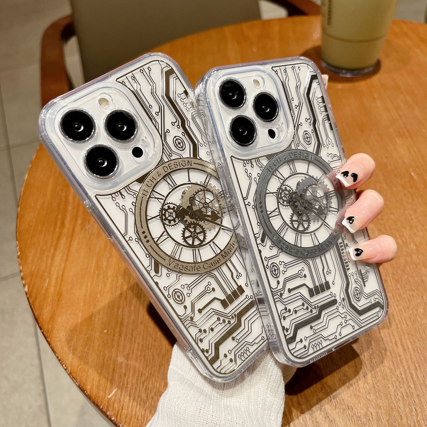 Phone Case Mechanical Watch Design