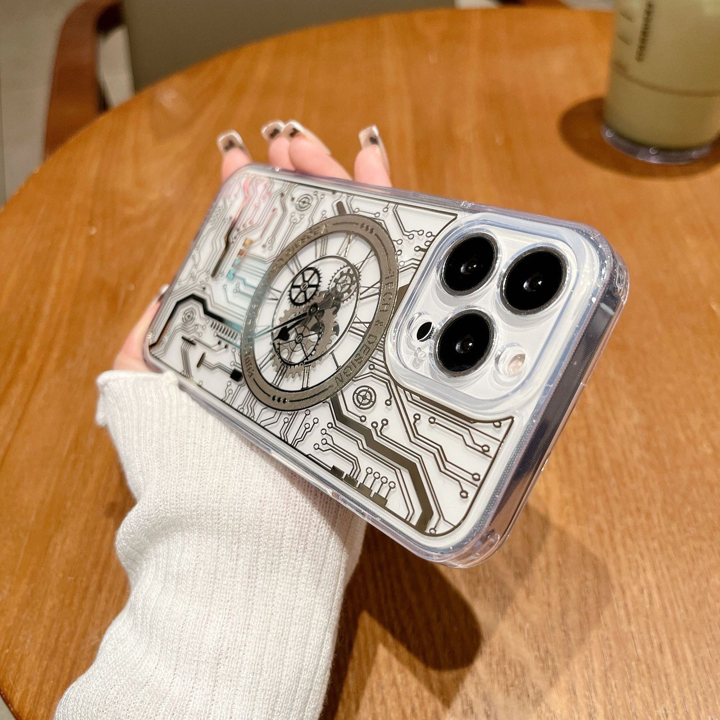 Phone Case Mechanical Watch Design